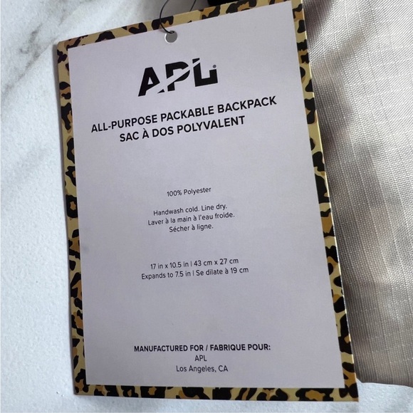 APL All Purpose Packable Backpack NWT - Picture 4 of 4